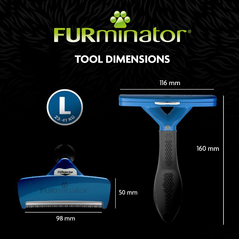Pet Shedding Tools : : FURminator Short Hair deShedding Tool for  Medium Dogs