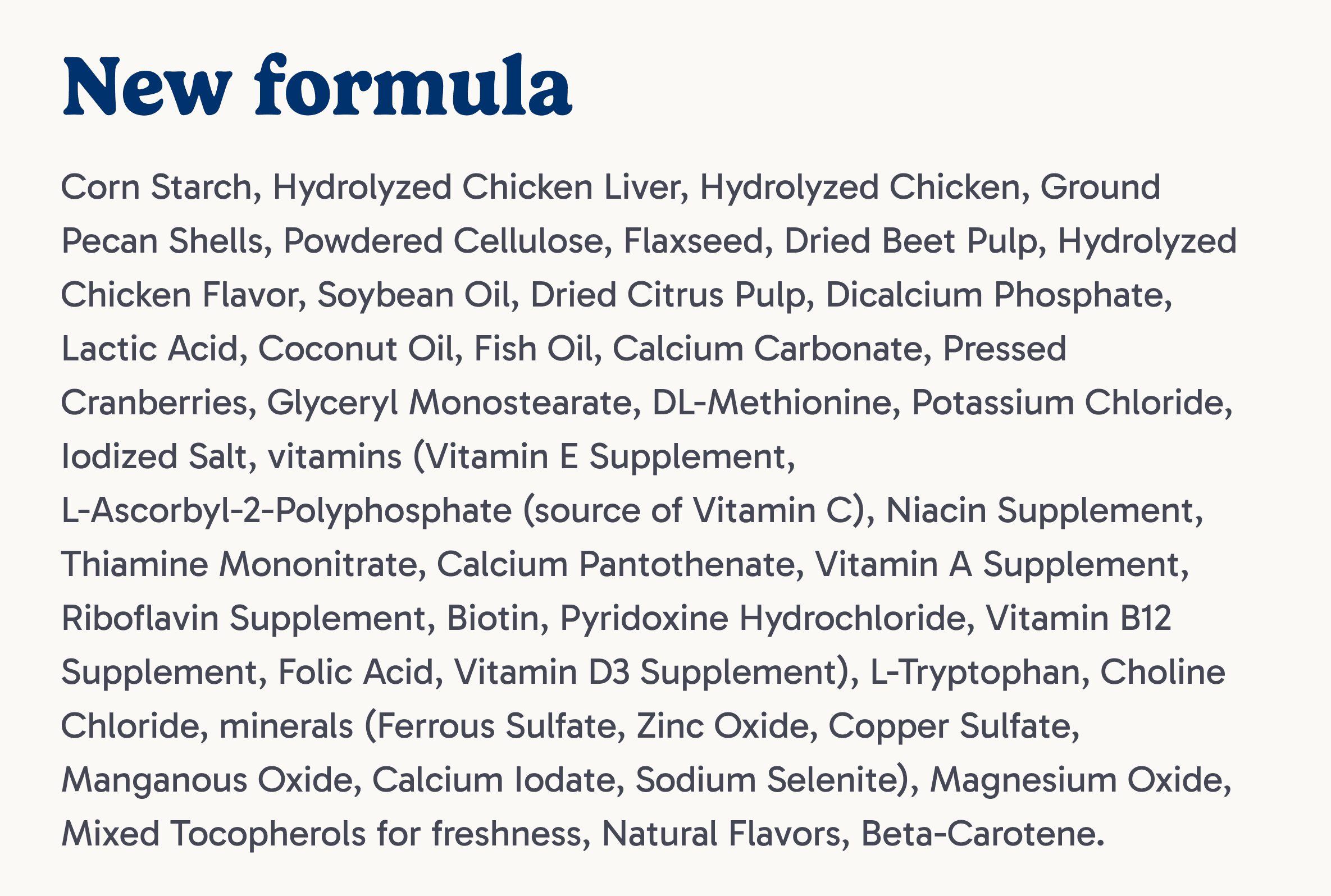 New Formula