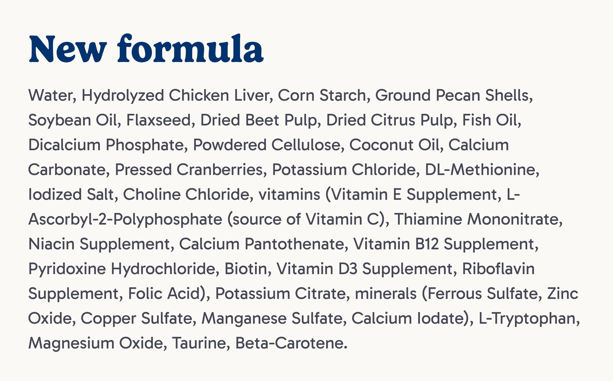 New Formula