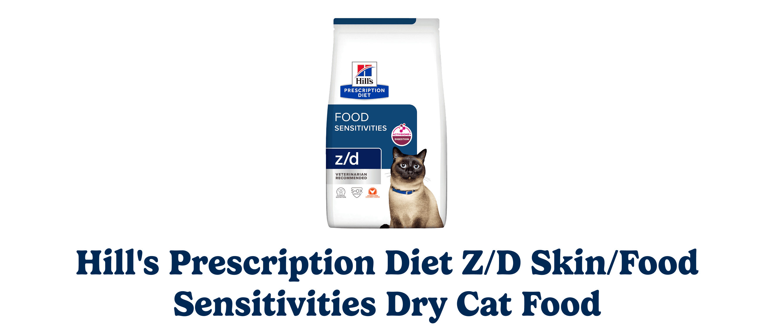 Hill's Prescription Diet Z/D Skin/Food Sensitivities Dry Cat Food
