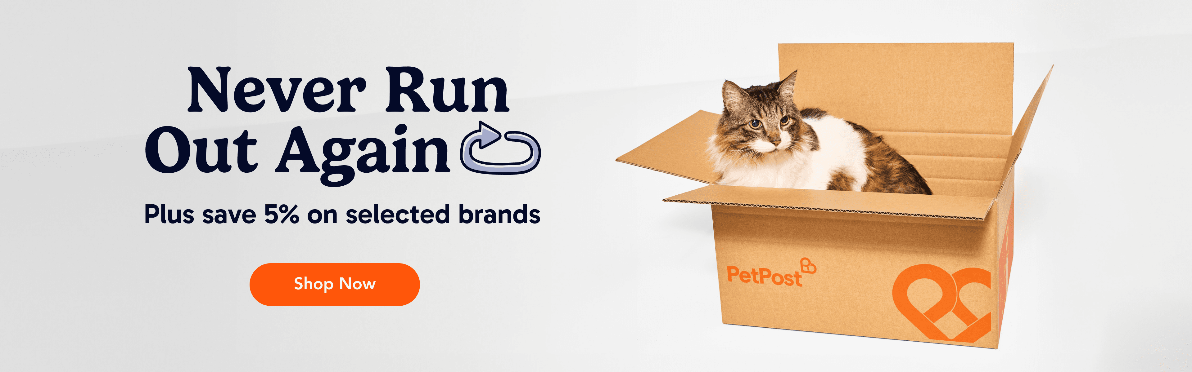 Never Run Out Again | Plus save 5% on selected brands
