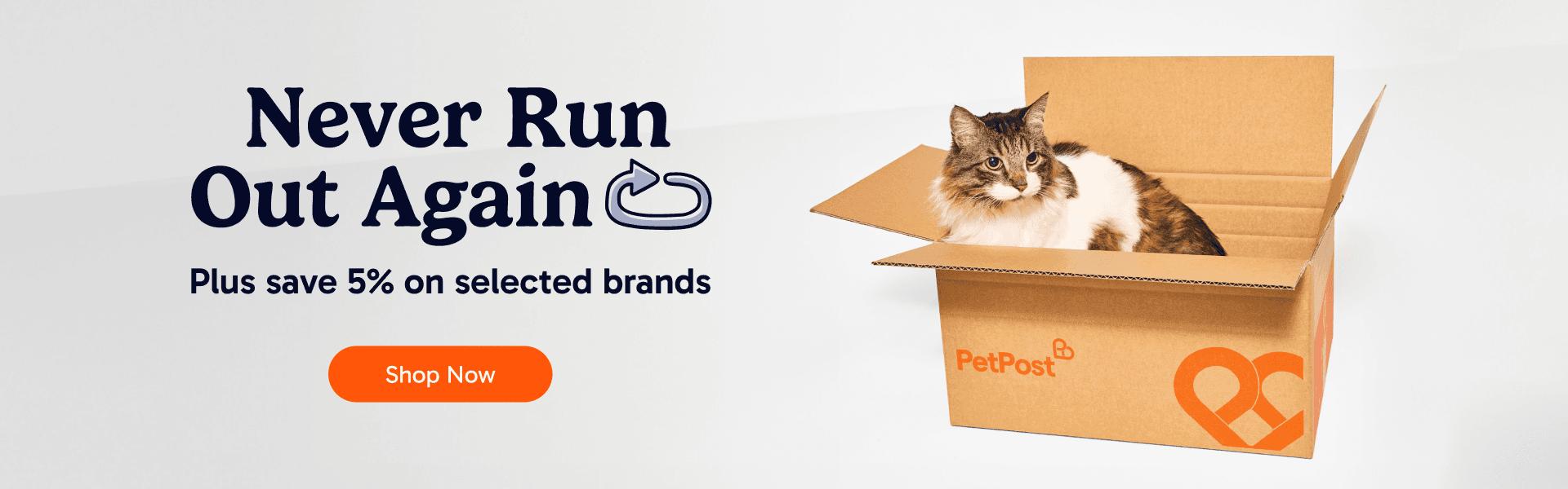 Never Run Out Again; Plus save 5% on selected brands