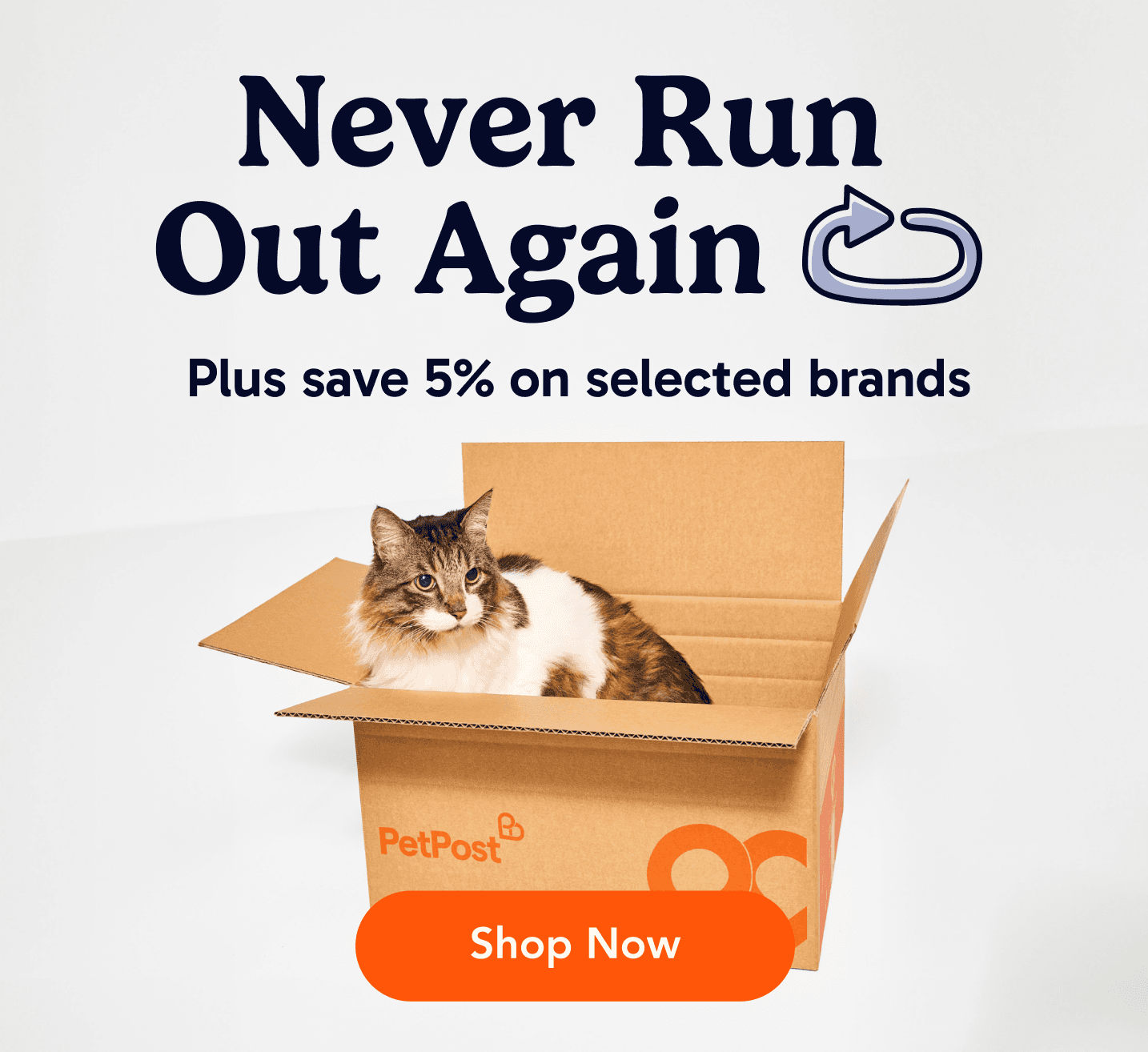 Never Run Out Again | Plus save 5% on selected brands